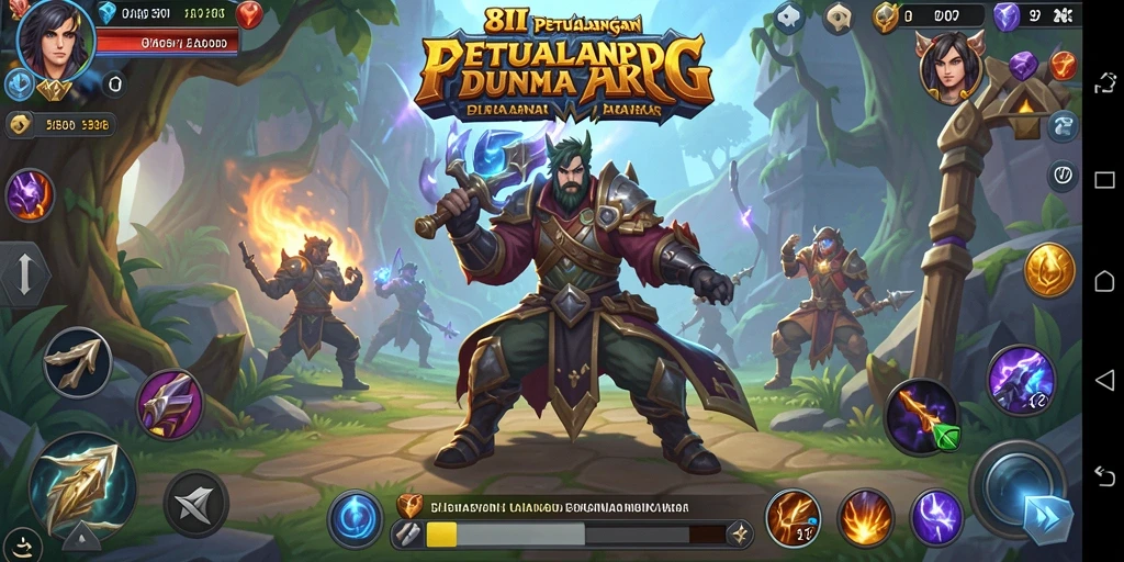 Screenshot gameplay 8II yang menampilkan pertarungan seru.