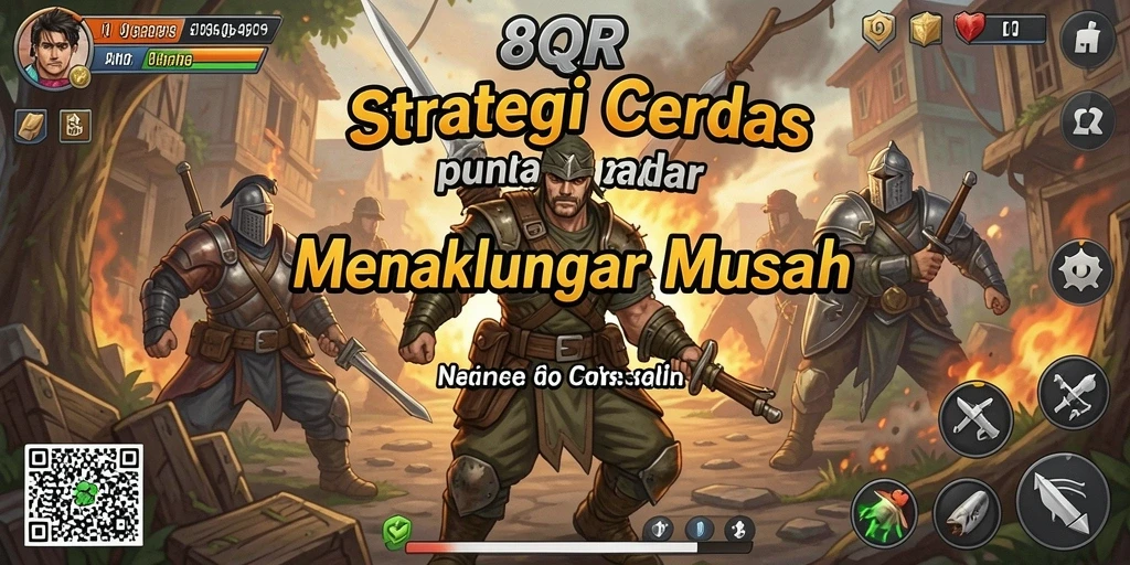 Tampilan gameplay <strong>8QR</strong> yang menarik dan penuh aksi strategi.