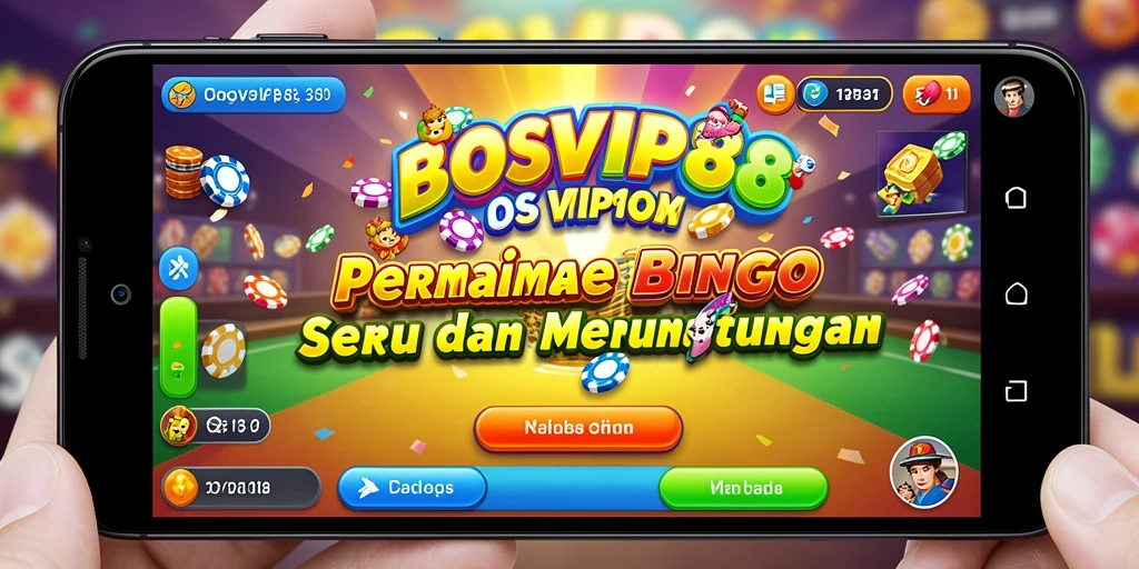 Tampilan gameplay menarik dari BOSVIP88 dengan elemen Bingo yang seru.