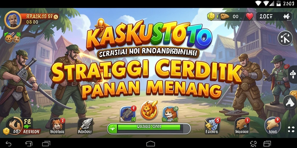 Tampilan gameplay menegangkan di KASKUSTOTO yang penuh strategi.