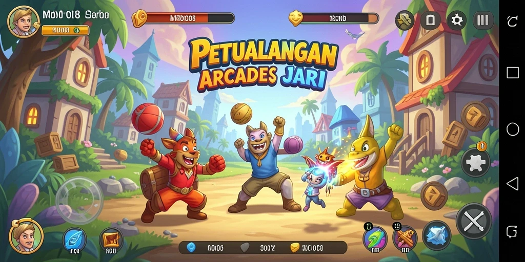 Tampilan gameplay seru dalam MPO08 dengan aksi yang cepat.