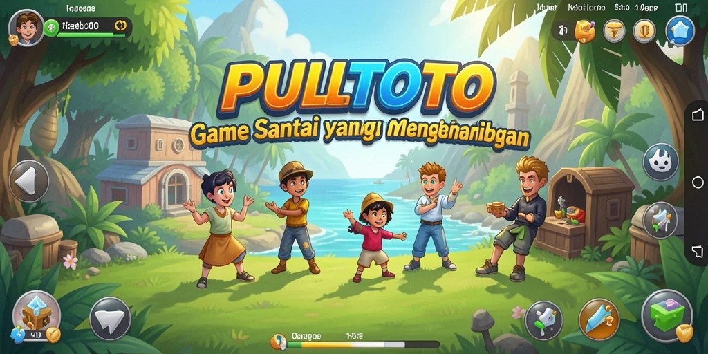 Tampilan gameplay PULITOTO yang seru dan penuh warna.