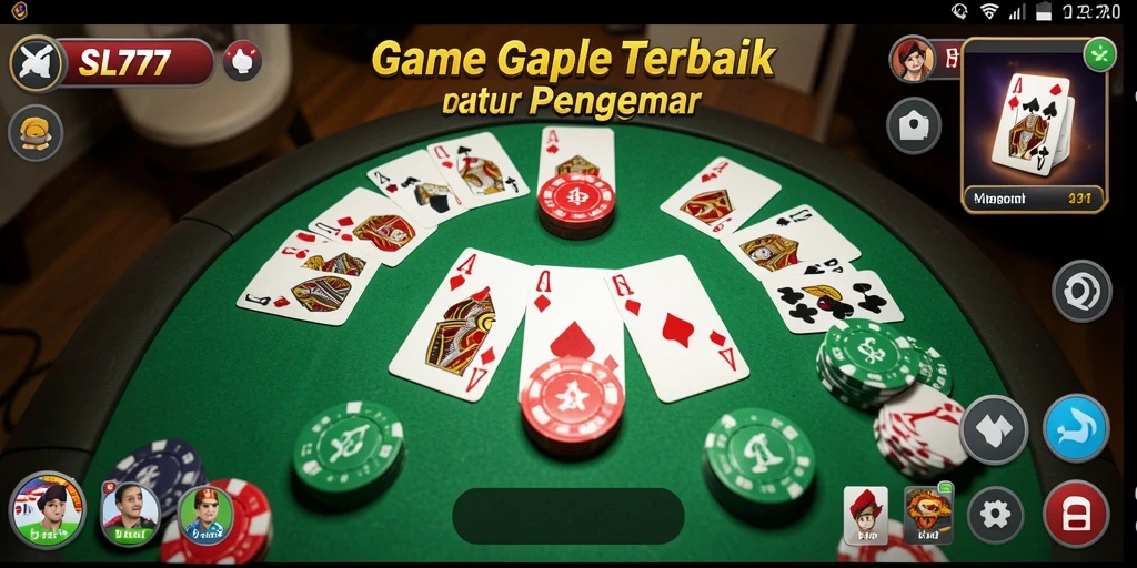 Tampilan gameplay seru dalam permainan Gaple SL777.